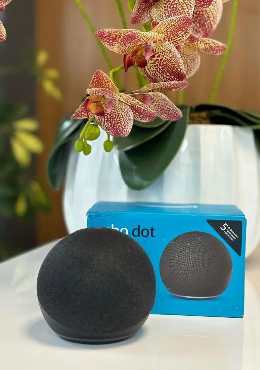 Alexa Assistente de voz Nova Lacrada Echo Dot 5 Amazon  - Foto 2