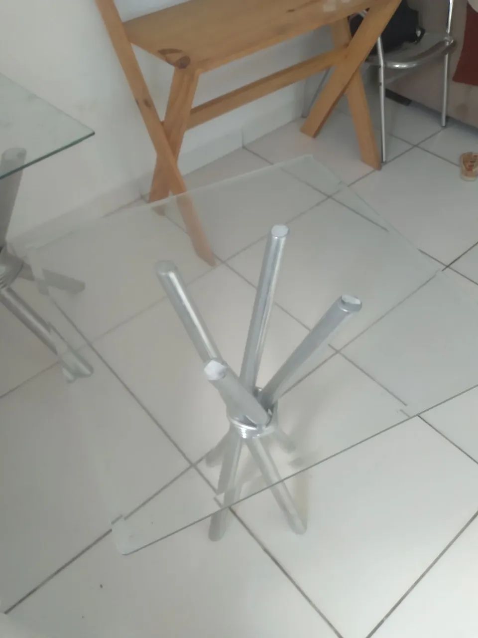 Mesa de canto/varanda de vidro - Foto 3