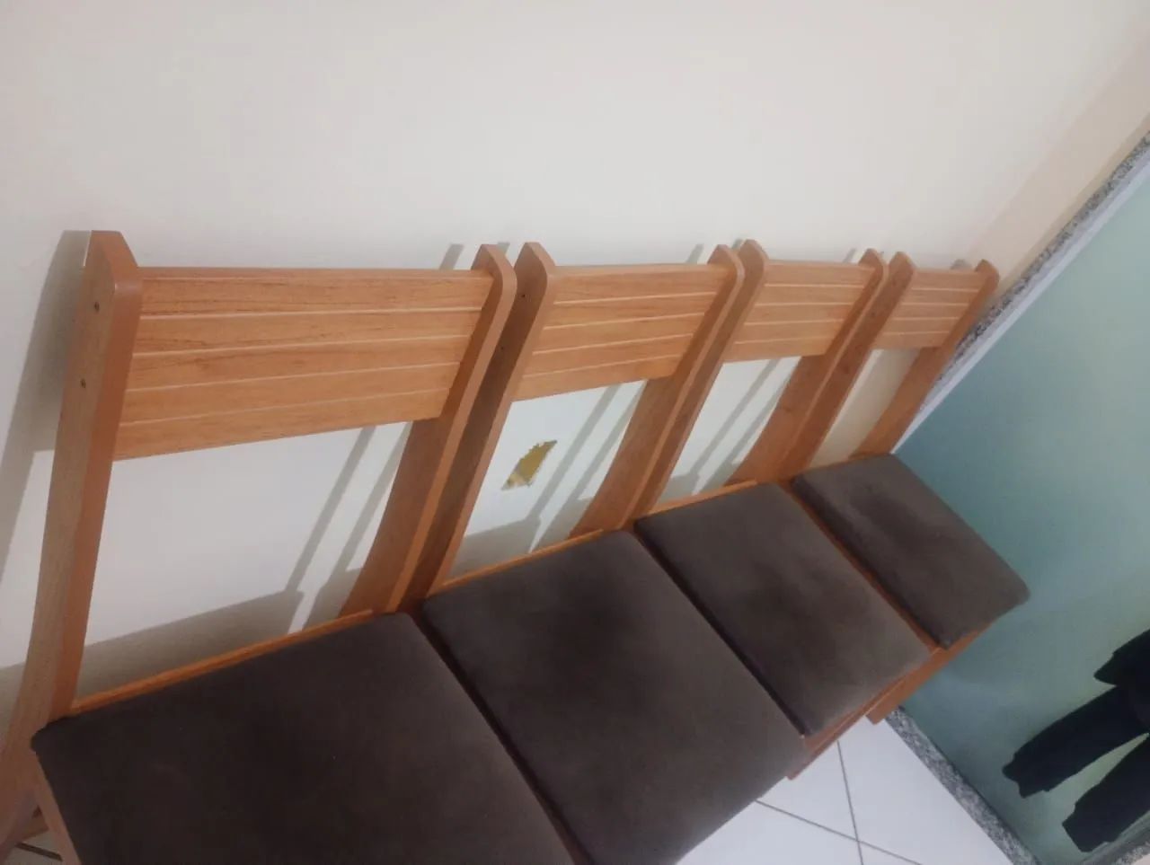 Mesa mdf com 4 cadeiras, 1,20mt - Foto 5