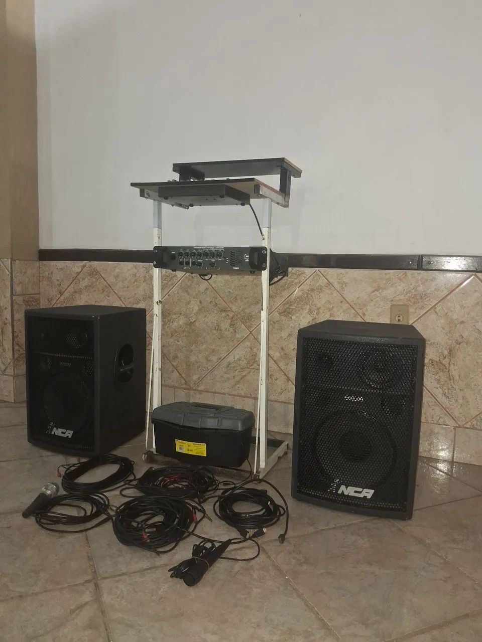 Equipamento de som completo cx NRC 140