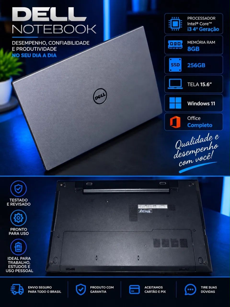 Notebook Dell i3 - 8gb RAM  - Foto 3