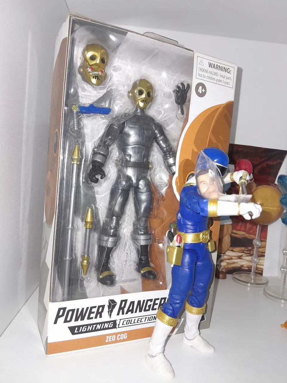 Power Rangers Zeo Azul + Cog Lightning Collection  - Foto 3