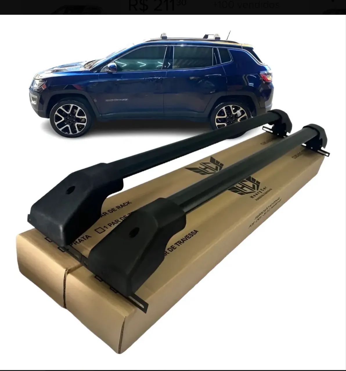Rack de teto Jeep compass 