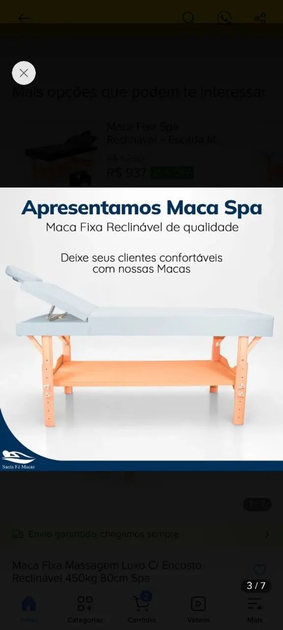 Vendo maca fixa para estética  - Foto 2