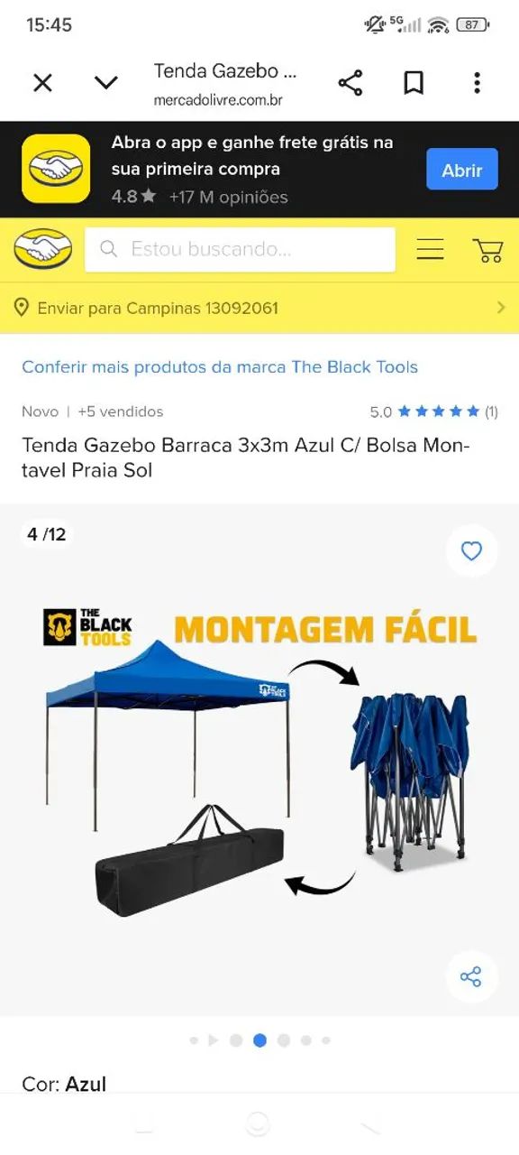 Tenda gazebo 3x3 - Foto 5