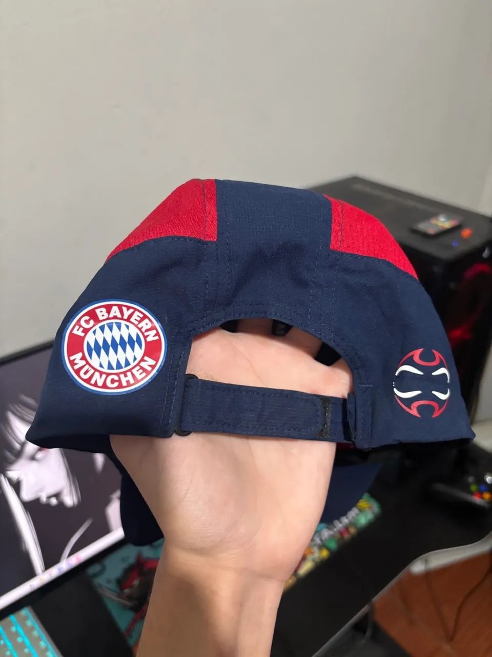 Boné Bayern de Munique adidas Aba Curva Strapback - Foto 2