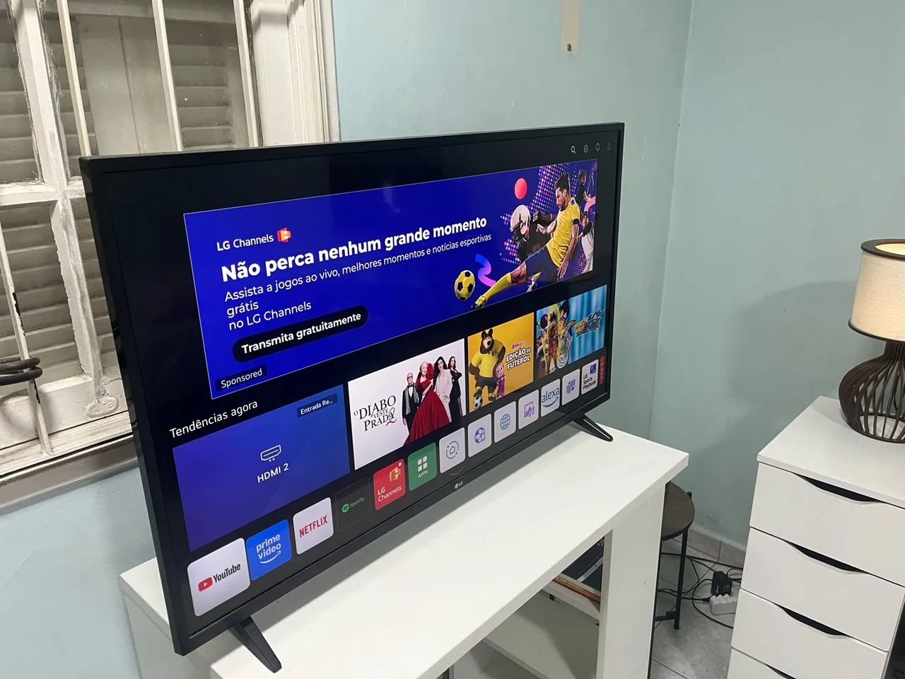 Televisão Smart LG 4K 43 Polegadas 43UP7500PSF - Foto 2