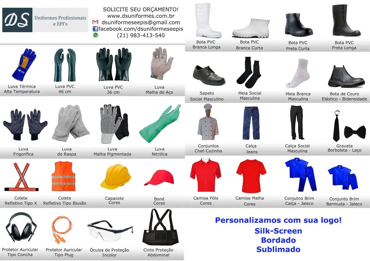 Uniformes e EPIs 
