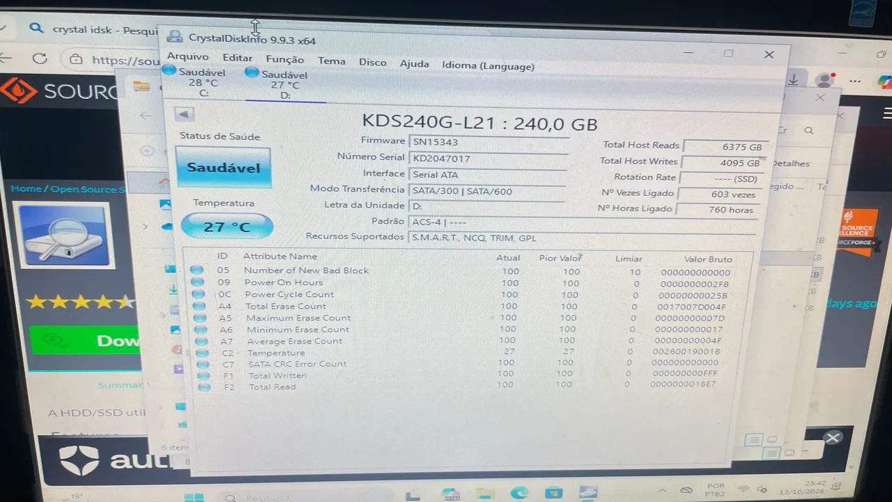 Ssd 248gb kingston + Ssd keepdata 248gb  - Foto 5