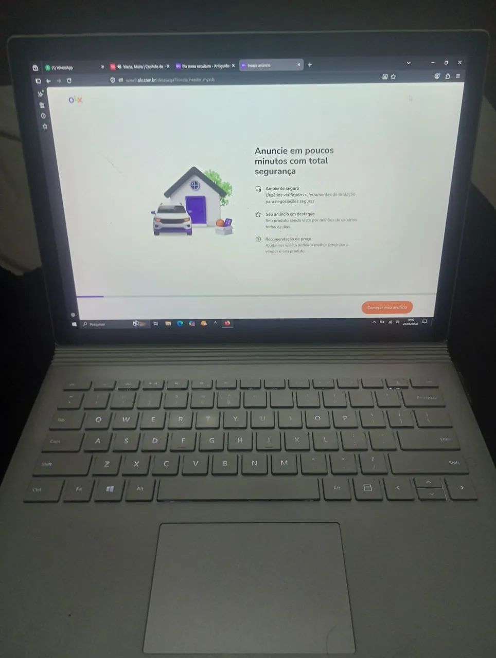 Notebook tela touch Surface 850,00 - Foto 4