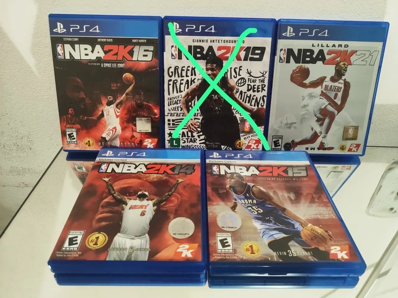 Coleção Jogos NBA PS4 