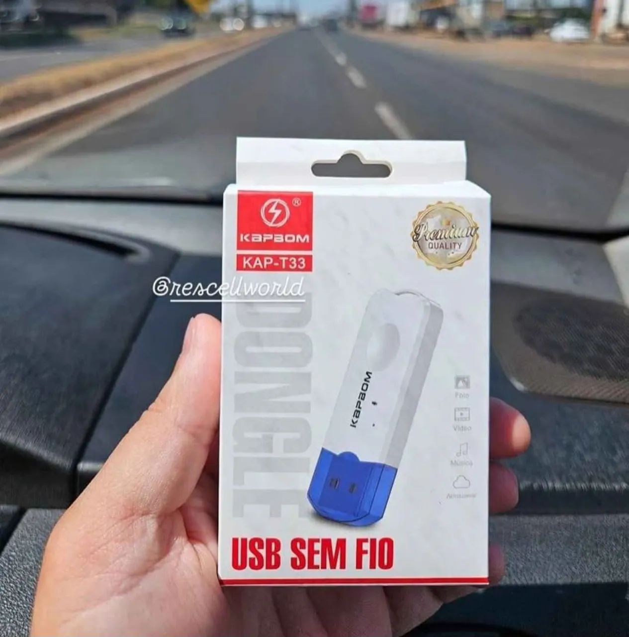 Adaptador Bluetooth USB Som.