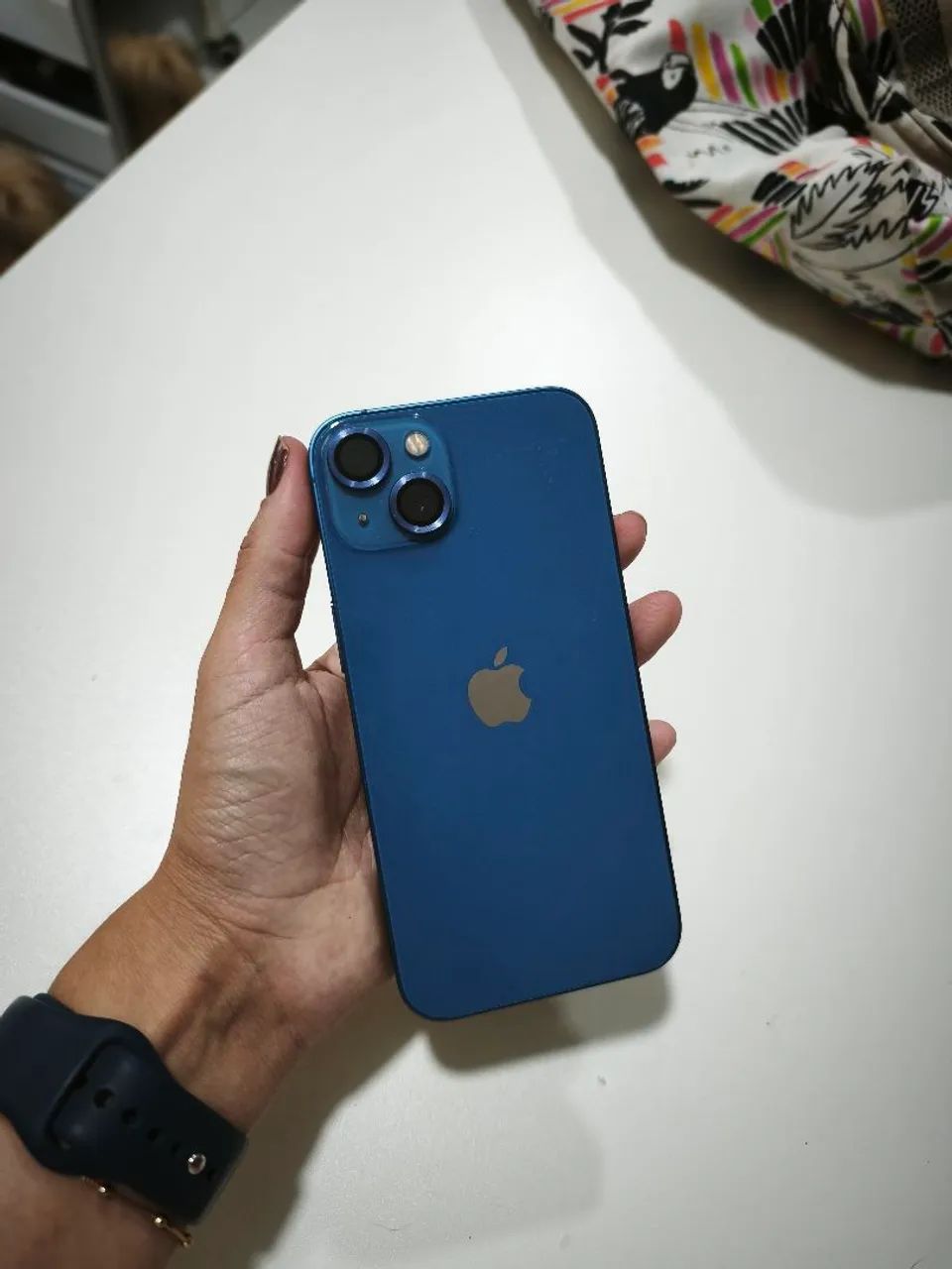 Baixou!!! iPhone 13 Azul + Capa MagSafe | Impecável / Oportunidade / Desapego do Ex - Foto 3