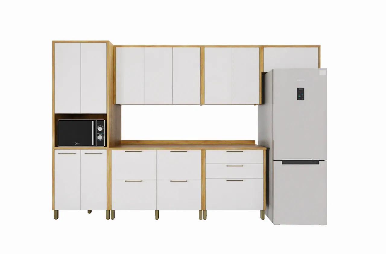 Conjunto de Cozinha Modular Supreme MDF - Foto 2