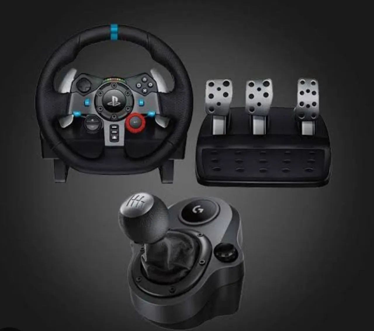 その他 logicool G29 DRIVING FORCE Volante De Corrida Driving Force com Pedal Logitech G29 em