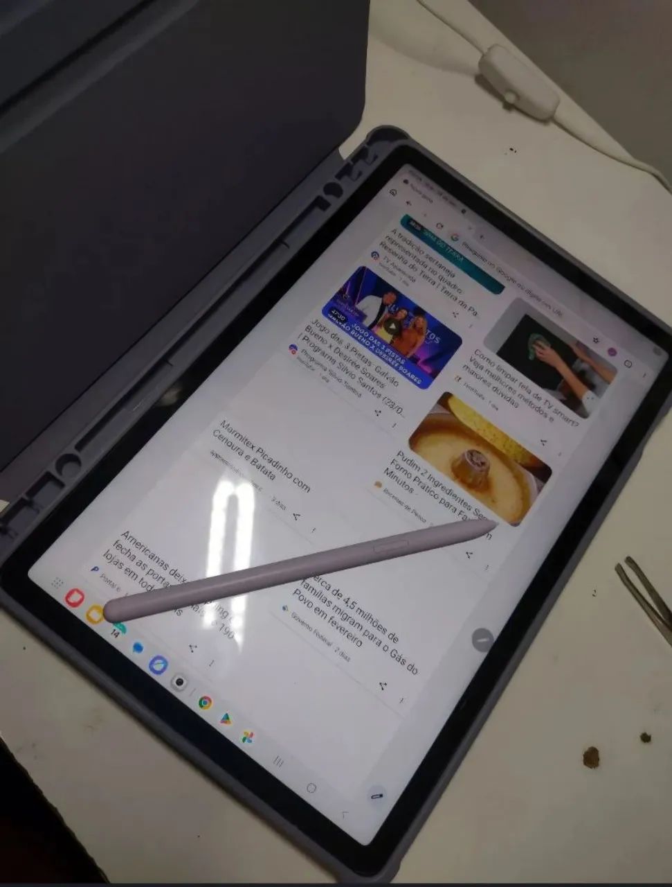 Tablet Samsung S9 Edição Premium Lilás  - Foto 3