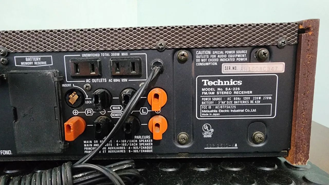 Receiver Technics SA-225  - Foto 3