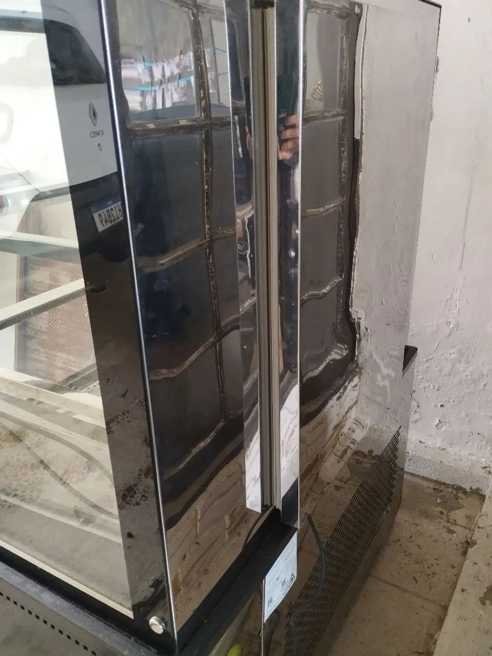 Expositora de alimentos Fria 1m x 60cm x 110cm - Foto 4