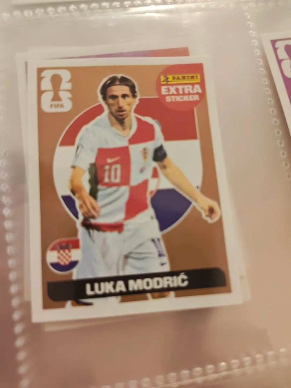 Figurinha da copa 2026 legend Luka modric bronze
