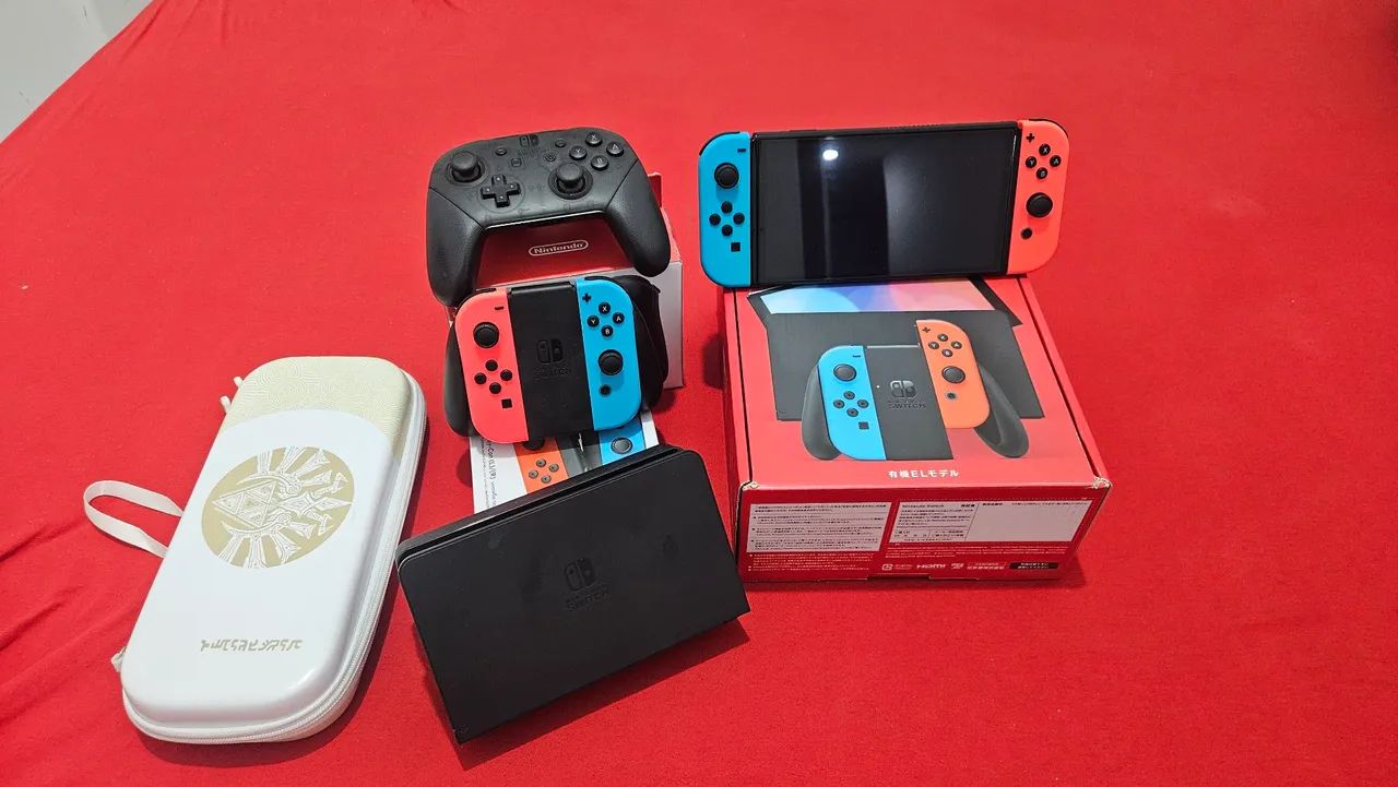 NINTENDO SWITCH OLED COMPLETO - Foto 2