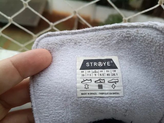 Tênis Straye Hiland amarelo e cinza - Foto 4