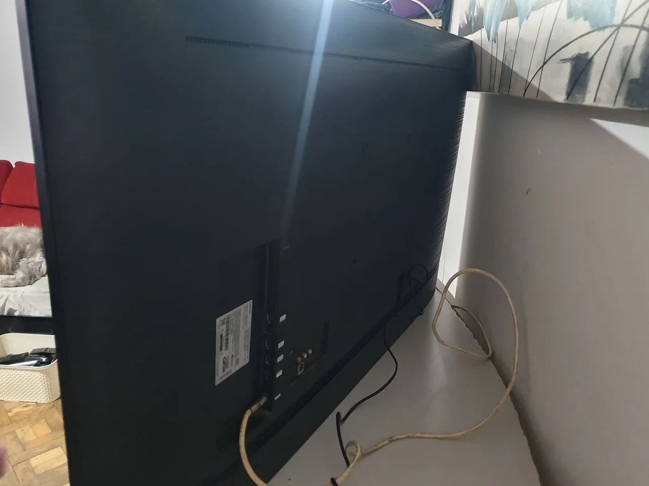 Smart Tv Samsung 4K Led 55 Polegadas Un55tu8000g Usada em Bom Estado!Testo na Hora! - Foto 4
