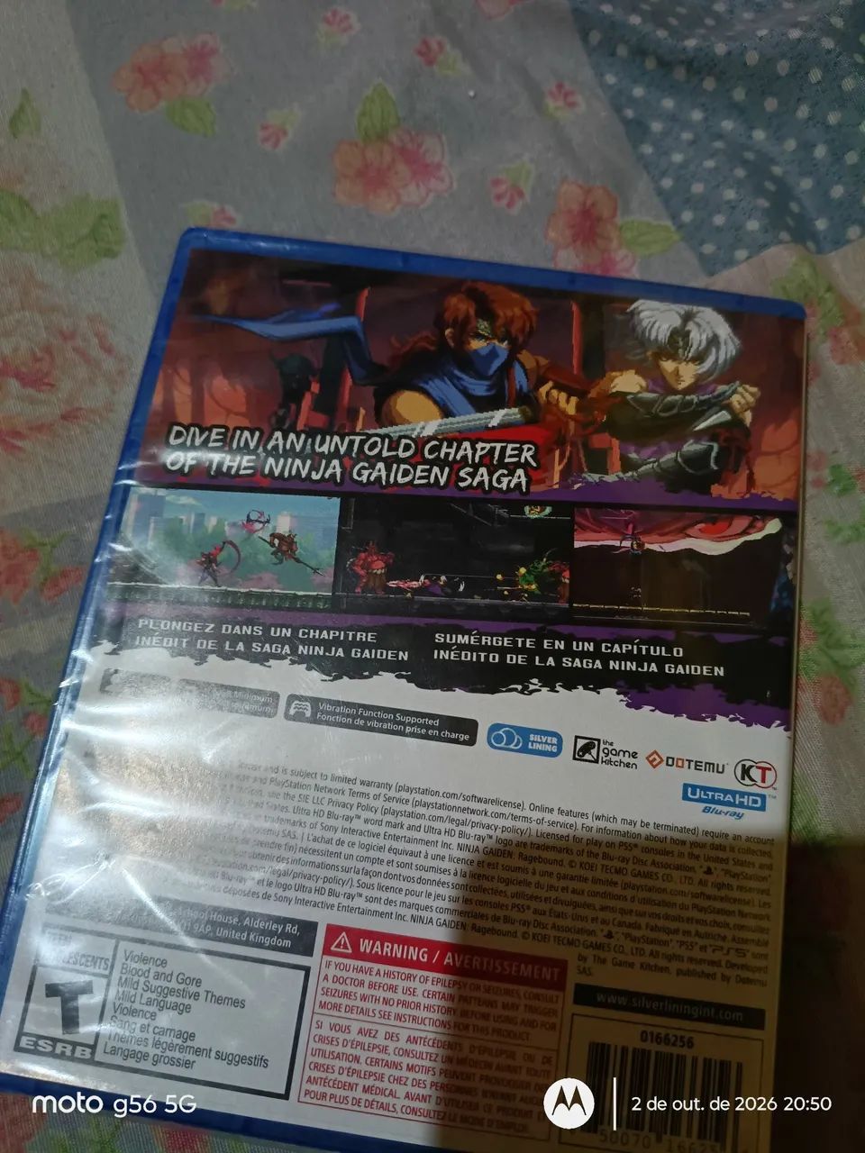Ninja Gaiden ragebound lacrado  - Foto 2