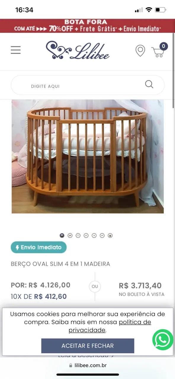 Vendo Berço 3x1  - Foto 4