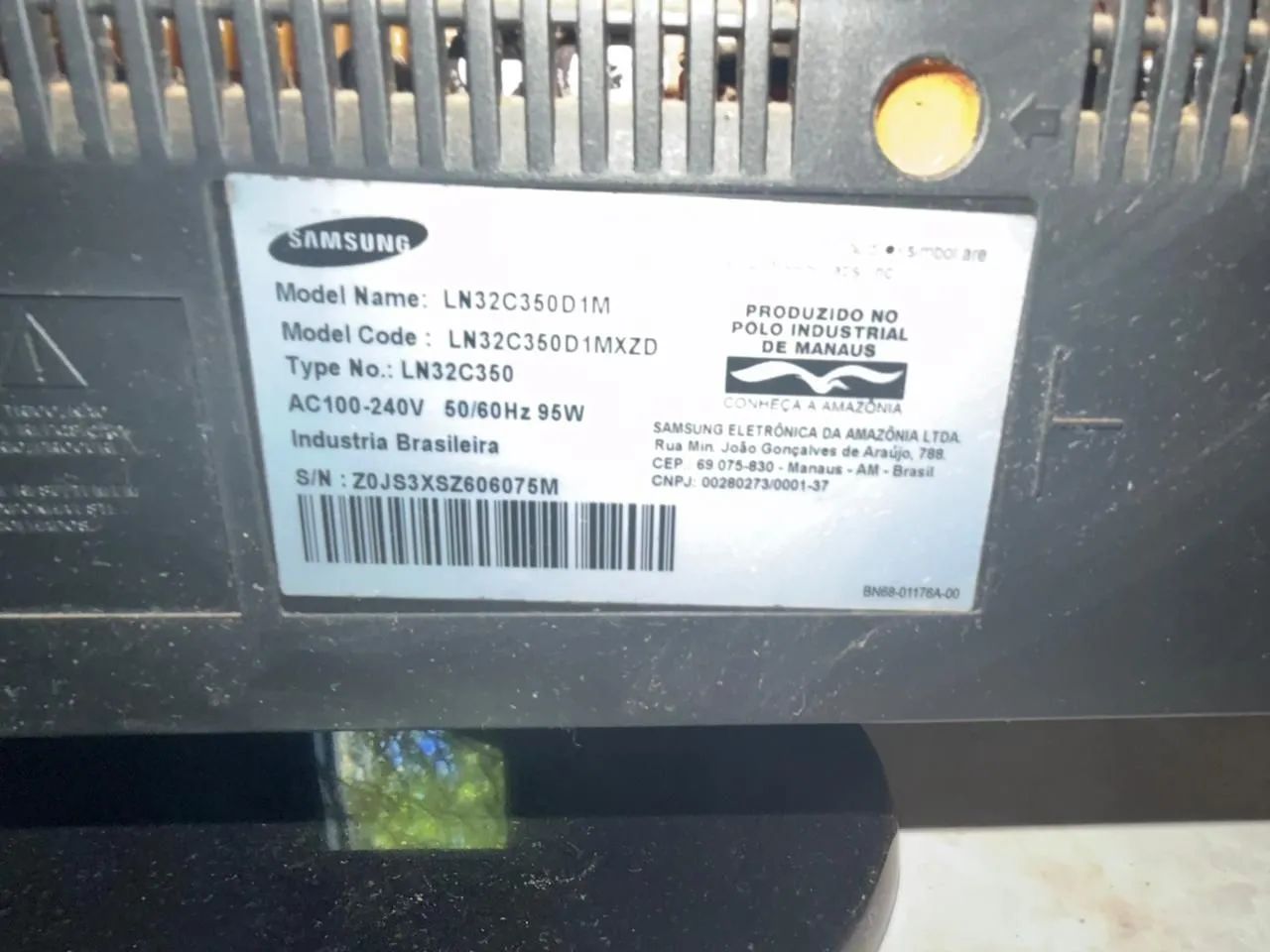 TV Samsung 32? LCD HD LN32C350D1M - 2 HDMI + USB - Foto 2