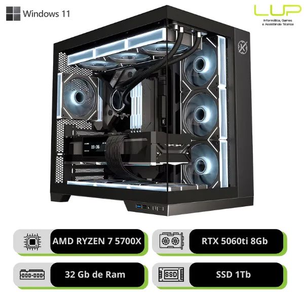 Ori　オーダーメードPC LOJA FÍSICA) PC Gamer Avançado RTX 5060ti + Amd Ryzen 7 5700X 32GB