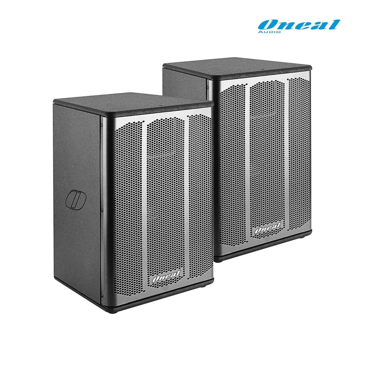 Kit 2 Caixa de Som PA Ativo e Passiva 12 Polegadas Bivolt KP1400 | 200w RMS, Preto Oneal