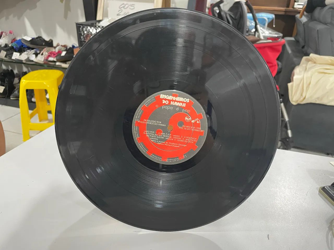 Disco de Vinil Engenheiros do Hawaii o Papa é Pop - Foto 2