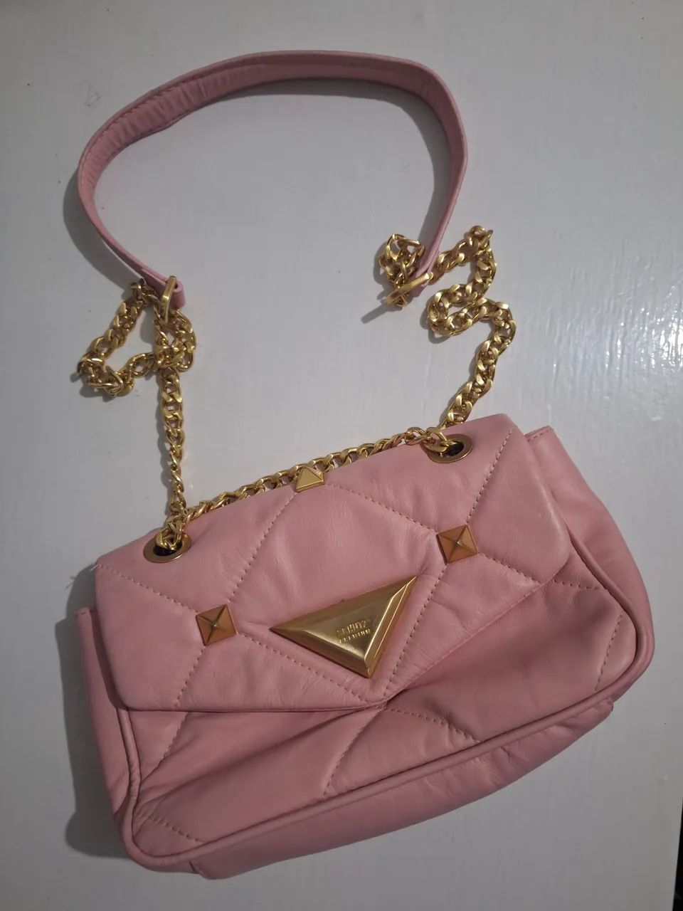 Bolsa shutz rosa original