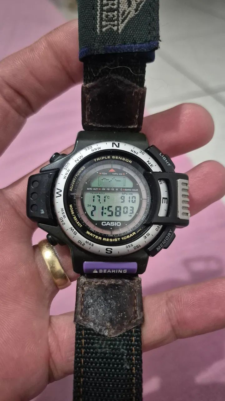 RELOGIO CASIO DPX 500 COM TODAS FUNÇÕES OK  - Foto 3
