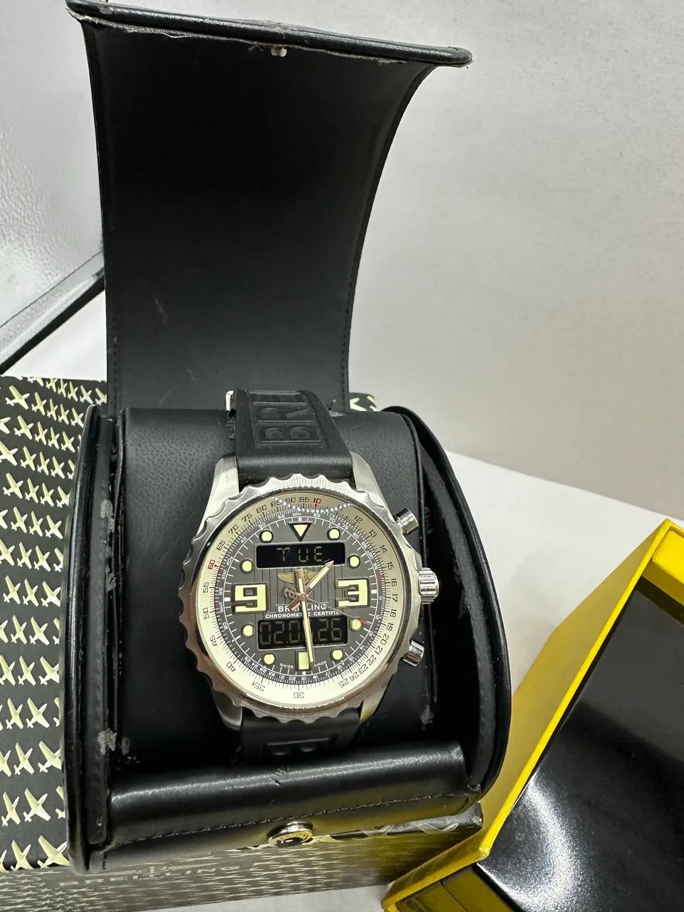 BREITLING CHRONOSPACE 48mm ano 2010 completo revisado  - Foto 2