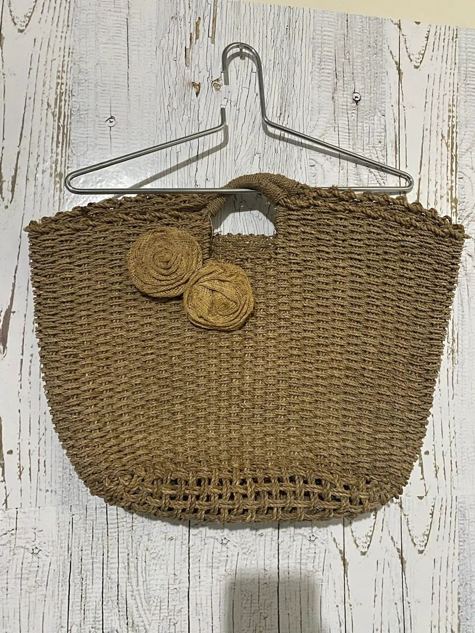 Bolsa sacola palha trançada marca Mixed