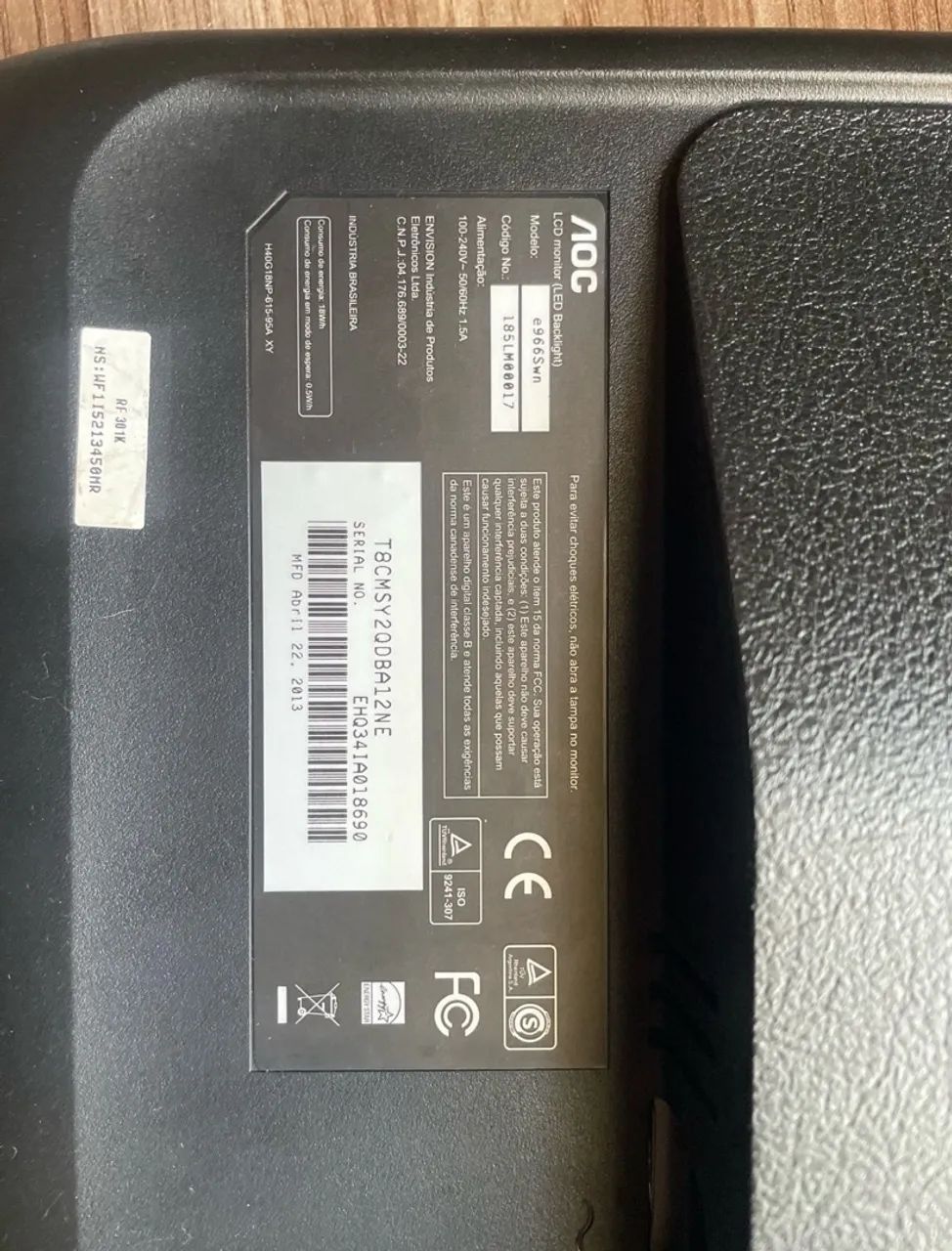Monitor AOC led 18.5 polegadas  - Foto 3