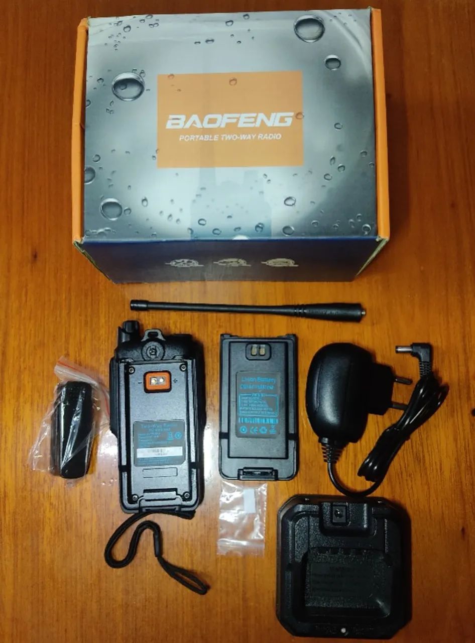 Radio HT Baofeng UV9R-ERA 5W Resistente à Água UHF+VHF+FM Original Novo Pronta Entrega - Foto 6