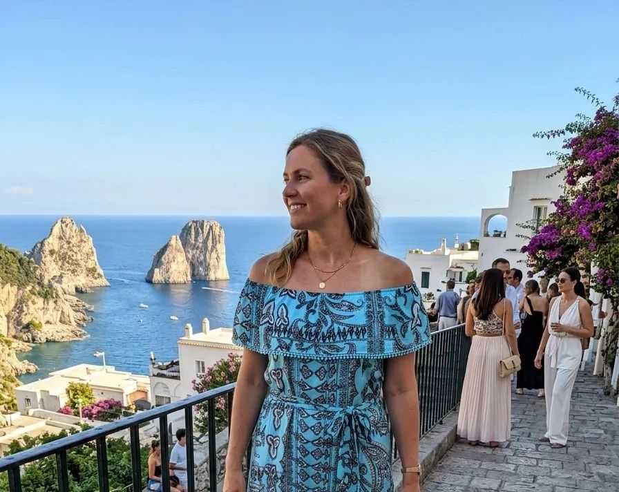 LUIGI BERTOLLI VESTIDO forrado Tam P 42