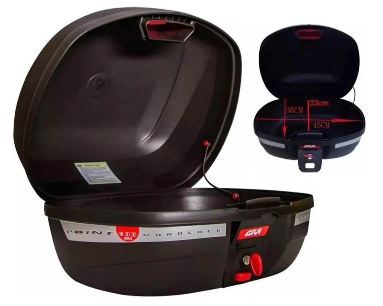 Bau Bauleto Givi E33 Monolock 33 Litros - Foto 4