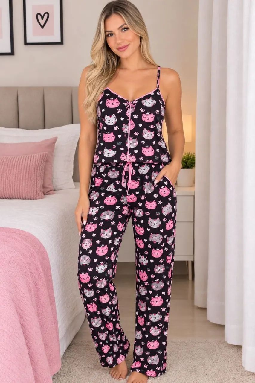 Pijama M novo 