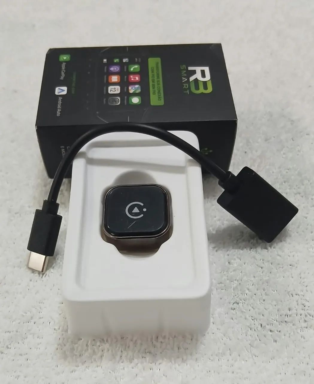 Adaptador Car Play/ Android Auto sem fio modelo 2026