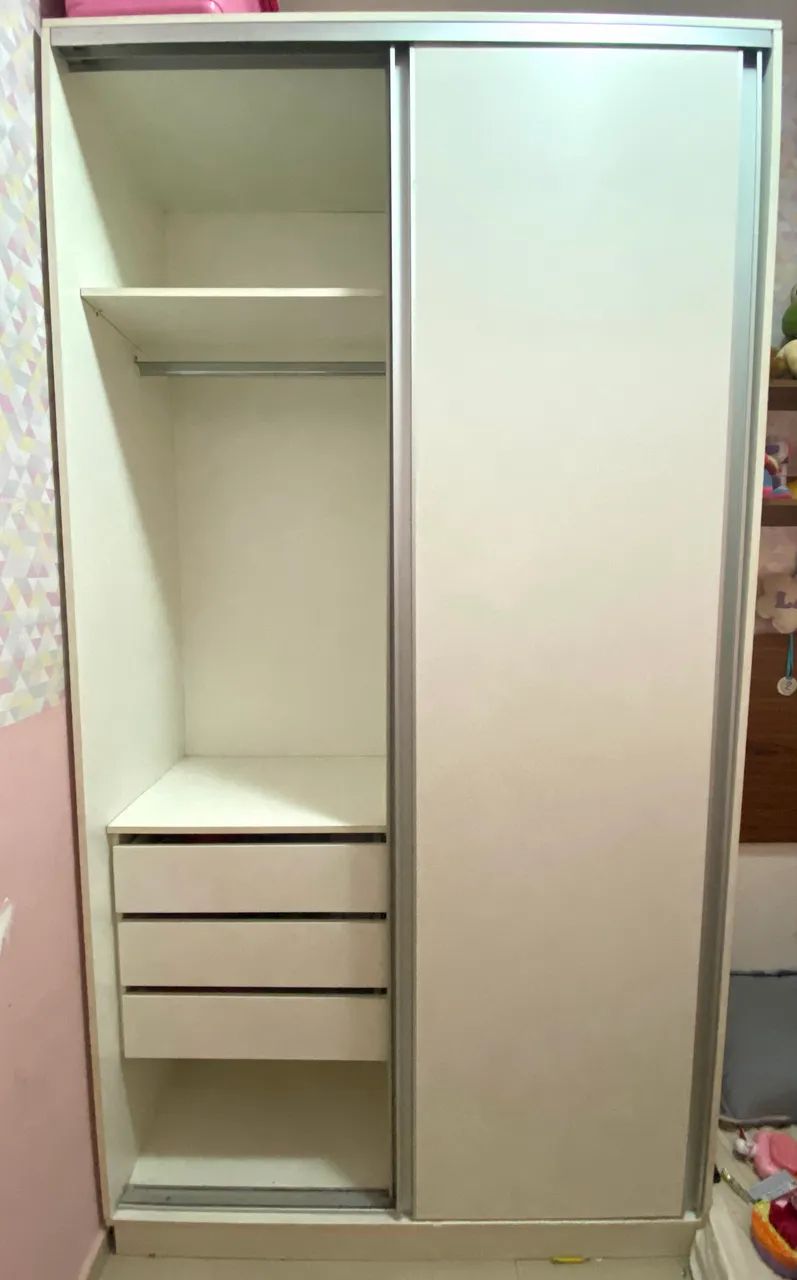 Guarda Roupa de Solteiro MDF - Foto 3