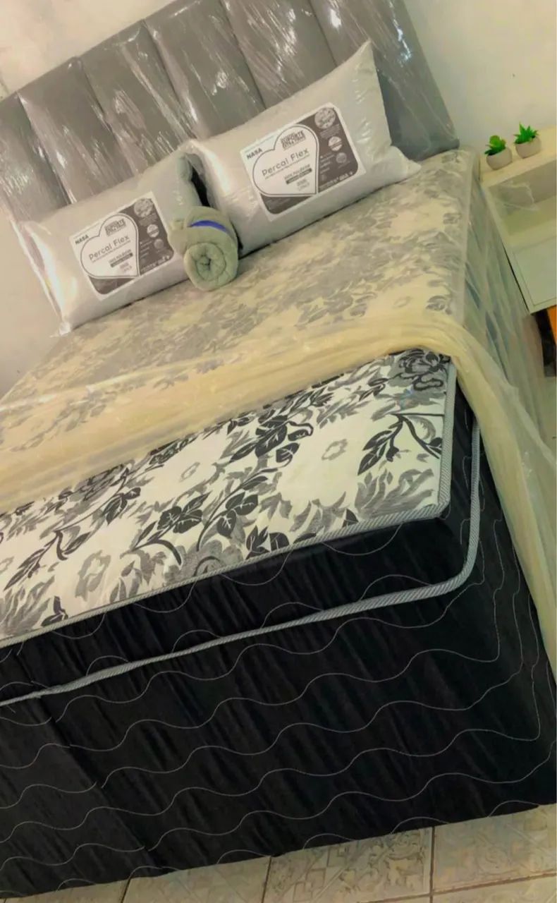 CAMAS DE CASAL UNIBOX ACOLCHOADAS  - Foto 3