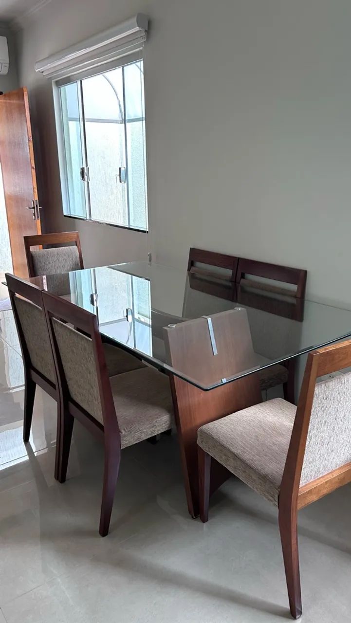 Vendo mesa de jantar de 6 lugares  - Foto 5