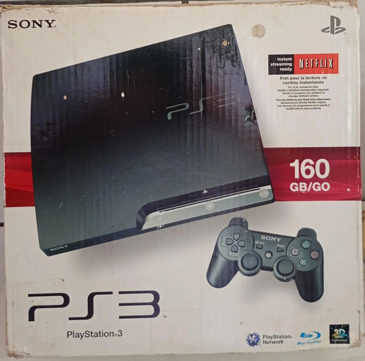 Caixa vazia original PS3 Slim