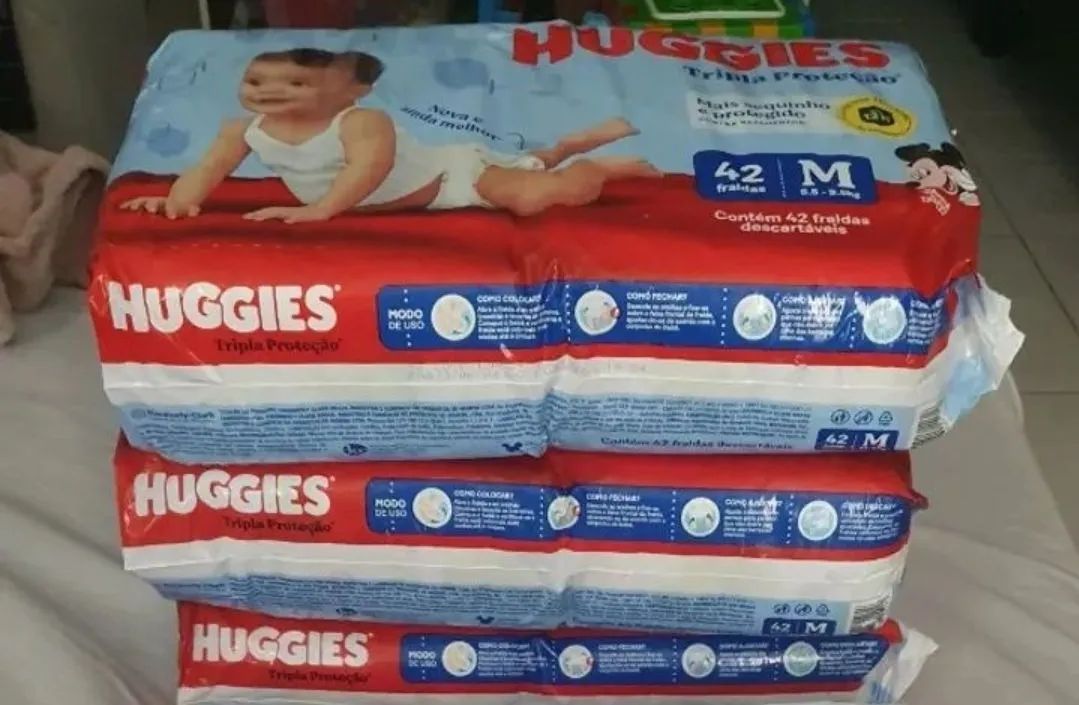 Fraldas Huggies - R$ 15 cada - Foto 3