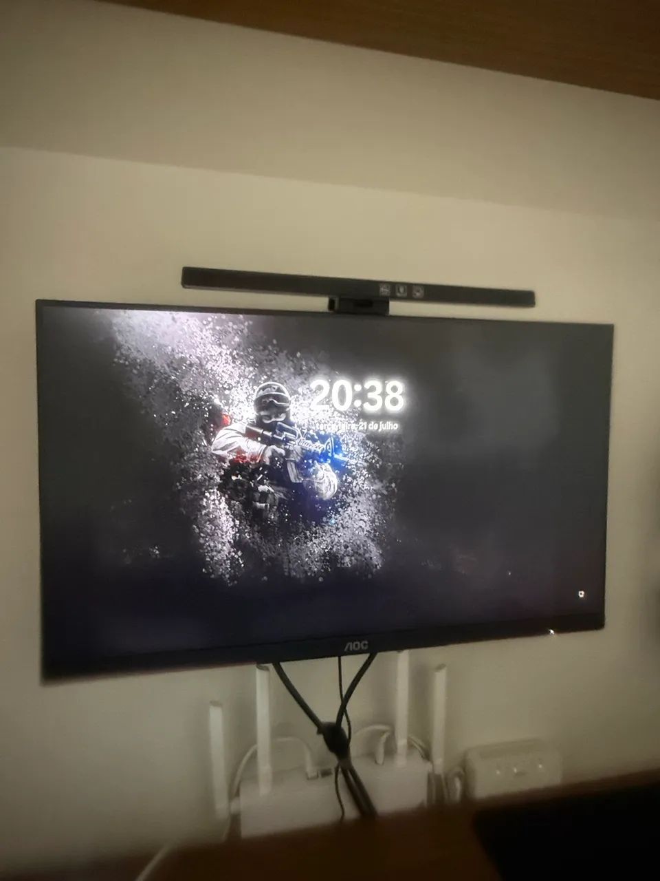 Monitor Gamer AOC Destiny 244HZ 24,5 Polegadas 25G3ZM SEMI NOVO COM NF