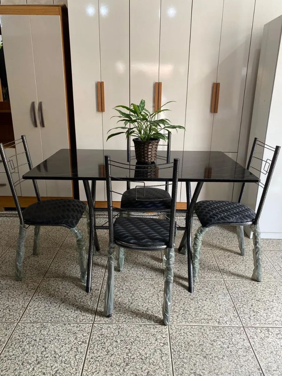 Mesa de Cozinha Marmorizado Nova, Entrego - Foto 3