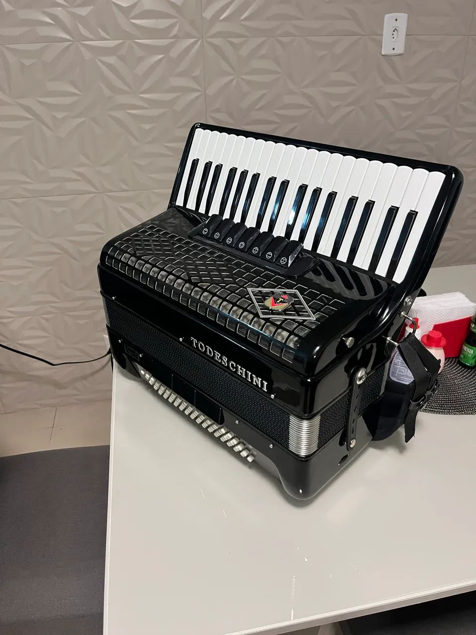 Acordeon/Sanfona Todeschini - Nova com NF - Foto 5